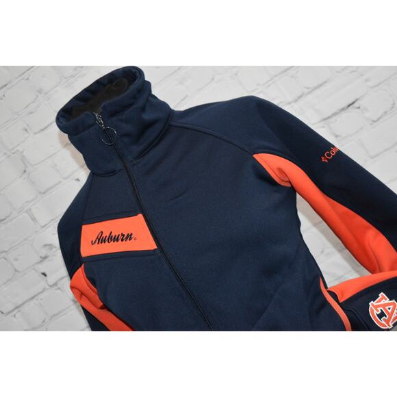 Columbia Jacket Womens Size Medium Polyester Auburn War Eagle Tigers Blue - Picture 4 of 8